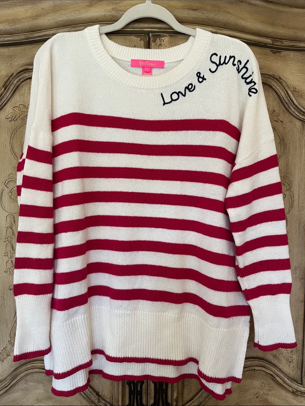 Lilly Pulitzer Quince Sweater  'Love & Sunshine'